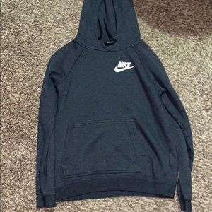 Women’s small dark gray nike hooded sweatshirt